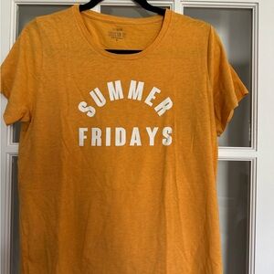 J Crew Summer Friday’s tee